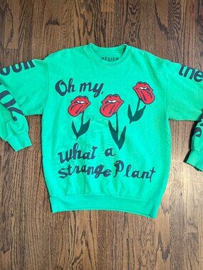 Cactus Plant Flea Market x Rolling Stones 2019 Tour Sweatshirt Green